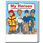CS0489B My Heroes Activity And Coloring Book Blank No Imprint